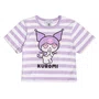 Blusa Listrinha Roxa Kuromi Momi