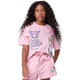 Blusa Malha Rosa Amigos Hello Kitty I Am