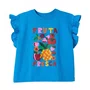 Blusa Malha Silk Fruta Fresca Azul Fabula