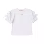 Blusa Manga Balone Off White Anime