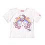 Blusa Manga Curta Hello Kitty Arco Iris Momi