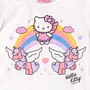 Blusa Manga Curta Hello Kitty Arco Iris Momi