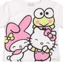 Blusa Manga Curta Hello Kitty e My Melody Momi