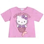 Blusa Manga Curta Hello Kitty Sereia Roxo Momi