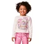 Blusa Manga Longa Hello Kitty Comidinhas Perola Momi