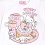 Blusa Manga Longa Hello Kitty Comidinhas Perola Momi