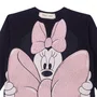 Blusa Manga Longa Minnie Brilhos Preto Anime