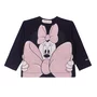 Blusa Manga Longa Minnie Brilhos Preto Anime