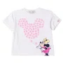 Blusa Minnie e Mickey Flores Perola Anime