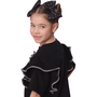 Blusa Moletom Babado Preto Debrum Pituchinhus