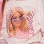 Blusa Moletom Serigrafia Barbie Off White Pituchinhus