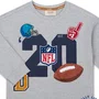 Blusa NFL Mix Patches Cinza Dame
