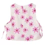 Blusa Off Flores Rosa Margareth Farm Futura