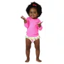 Blusa Proteção UV Baby Euforia Rosa Neon Siri Kids