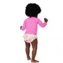 Blusa Proteção UV Baby Euforia Rosa Neon Siri Kids