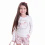 Blusa Ribana Moldura Cavalinho Cristal Pituchinhus