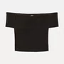 Blusa Ribana Ombro a Ombro Preto Authoria