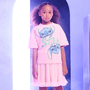 Blusa Rosa do Stitch com Strass Anime