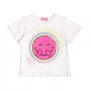 Blusa Smile Pink Patch Patinhas Momi