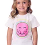 Blusa Smile Pink Patch Patinhas Momi
