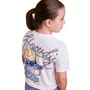 Blusa Stitch Cowboy Off White Anime