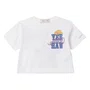 Blusa Stitch Cowboy Off White Anime