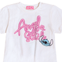 Blusa Stitch e Angel Patch Perola Momi