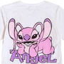 Blusa Stitch e Angel Perola Off white Momi