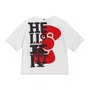 Blusa T-shirt Hello Kitty Branco Vermelho I Am