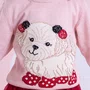 Blusa Tricot Cachorrinho Pompom Cristais Pituchinhus