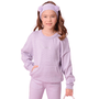 Blusa Tricot Canguru Lilas Cristais Pituchinhus