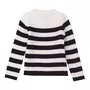 Blusa Tricot Listras Preto e Branco Anime