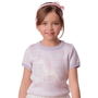 Blusa Tricot Xadrez Unicornio Cristais Pituchinhus