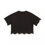 Blusa TShirt Cropped Renda Preto Authoria