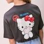 Blusa TShirt Hello Kitty Get Ready Grafite Authoria