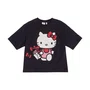 Blusa Tshirt Hello Kitty Ribbon Preto Authoria