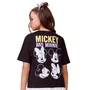 Blusa Tshirt Mickey e Minnie Preto Auhoria