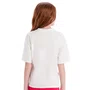 Blusa Tshirt Off White Beijinhos Vanilla