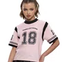 Blusa Tshirt Rosa College Vanilla Cream
