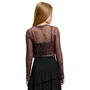 Blusa Tule Animal Print Leopard Authoria