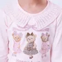 Blusa Ursinhas Happy Gola Tricot Pituchinhus