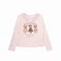 Blusa Ursinhas Happy Gola Tricot Pituchinhus