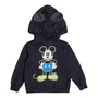 Blusão Moletom Preto Orelhas Mickey Youccie