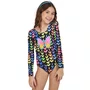 Body Manga Longa Fernanda Borboleta Siri Kids