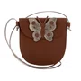 Bolsa Borboleta Nut e Dourado Petit Cheval