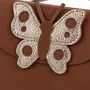 Bolsa Borboleta Nut e Dourado Petit Cheval