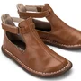 Bota Meia Lua Couro Nut Petit Cheval
