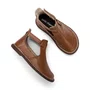Bota Meia Lua Couro Nut Petit Cheval