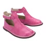 Bota Meia Lua Couro Rosa Pink Petit Cheval