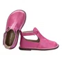 Bota Meia Lua Couro Rosa Pink Petit Cheval